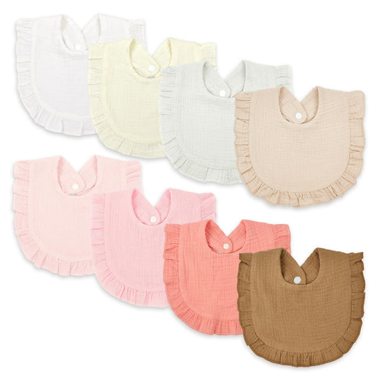 DOSMINE Muslin Baby Bibs